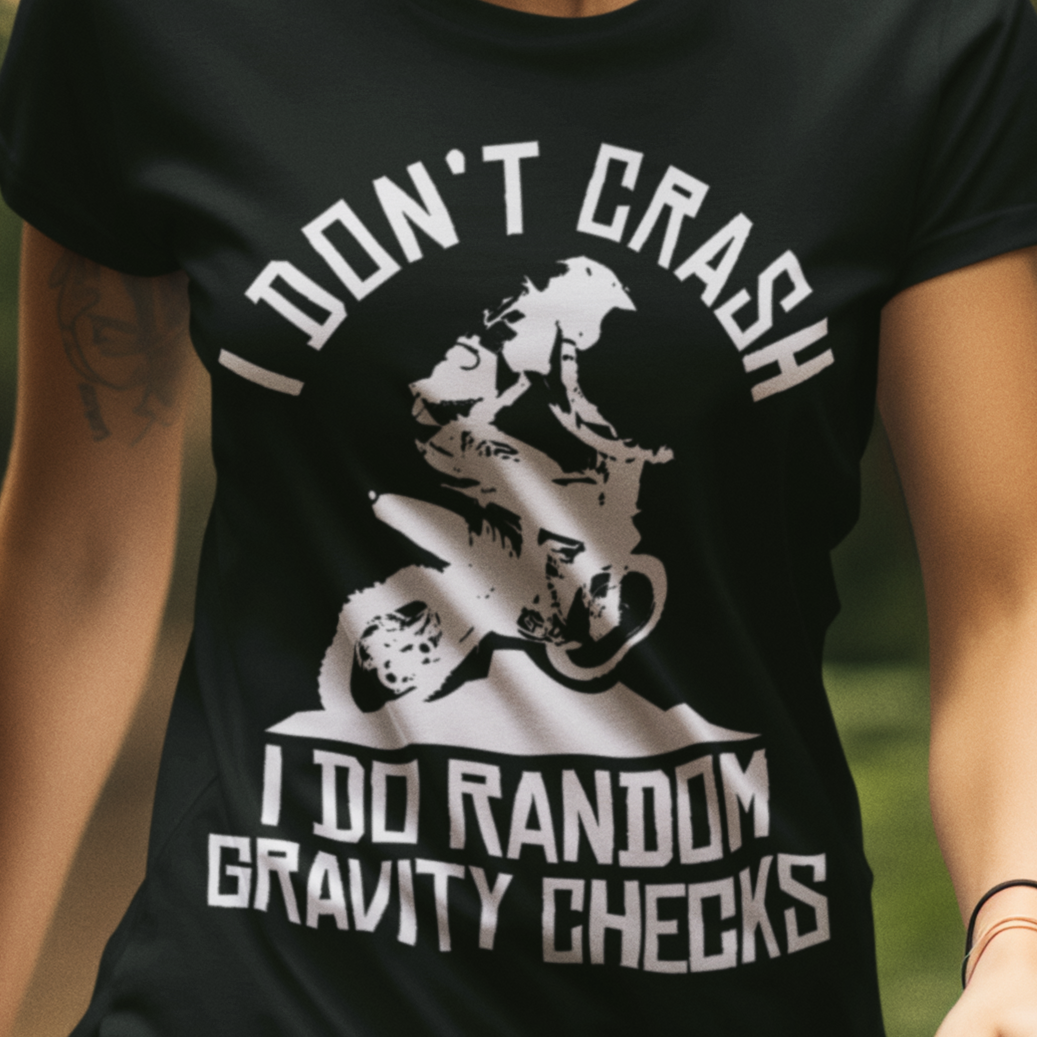 Random Gravity Checks Classic Organic Shirt Women
