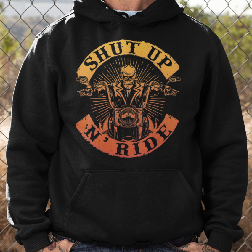 Shut up n´ride HigherBlanks Premium Hoodie