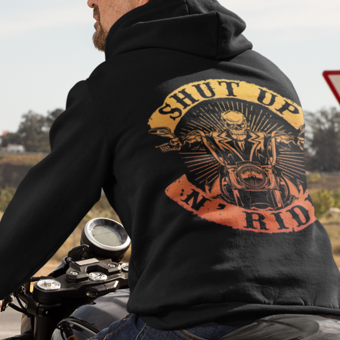 Shut up n´ride Classic Zipper Hoodie Unisex