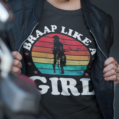 Braap like a girl Classic Organic Shirt Women