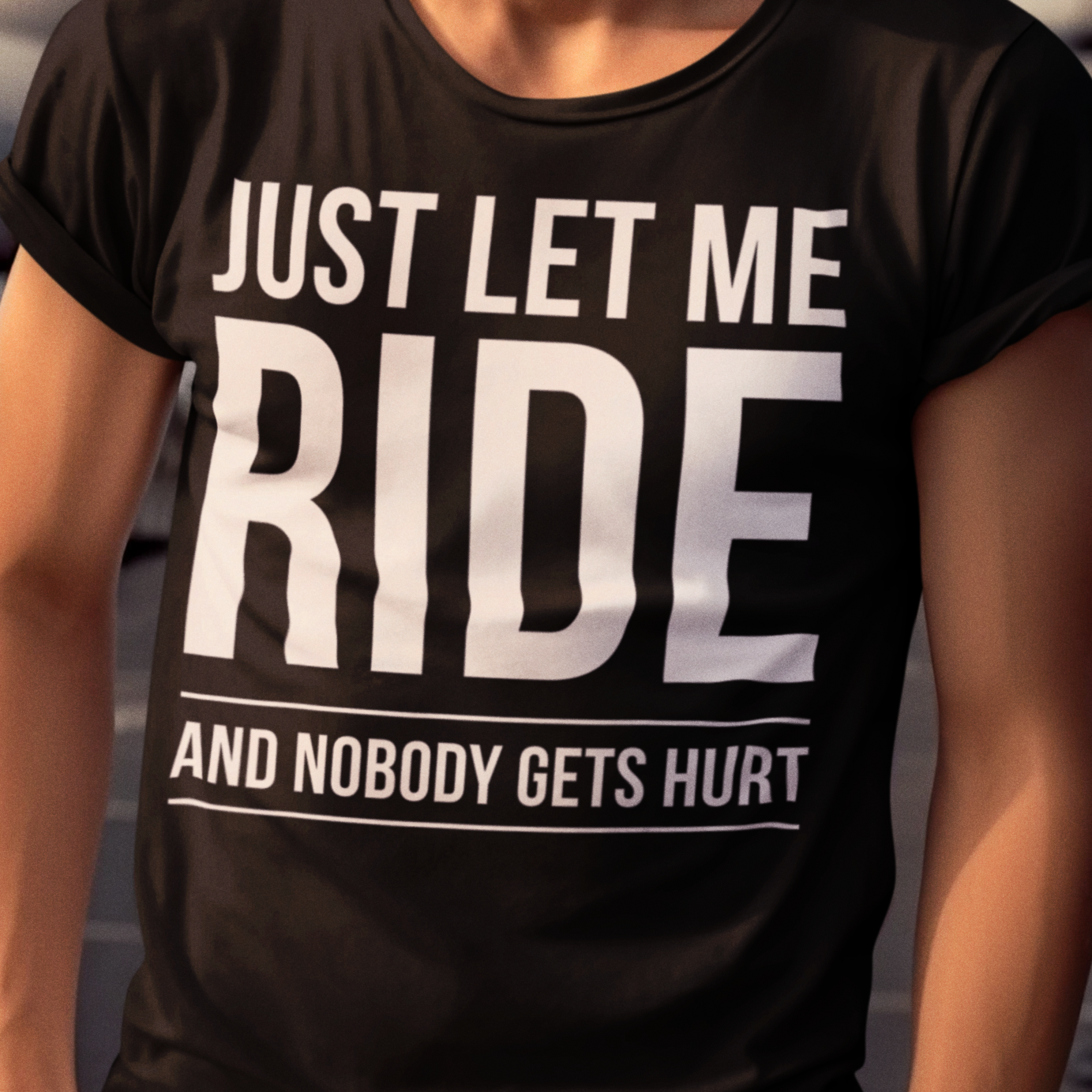 Just let me ride Basic Shirt Unisex