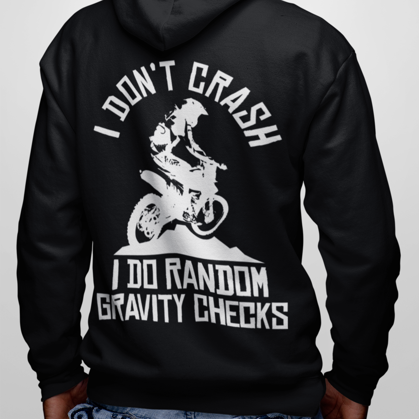 Random Gravity Checks Classic Zipper Hoodie Unisex Backprint