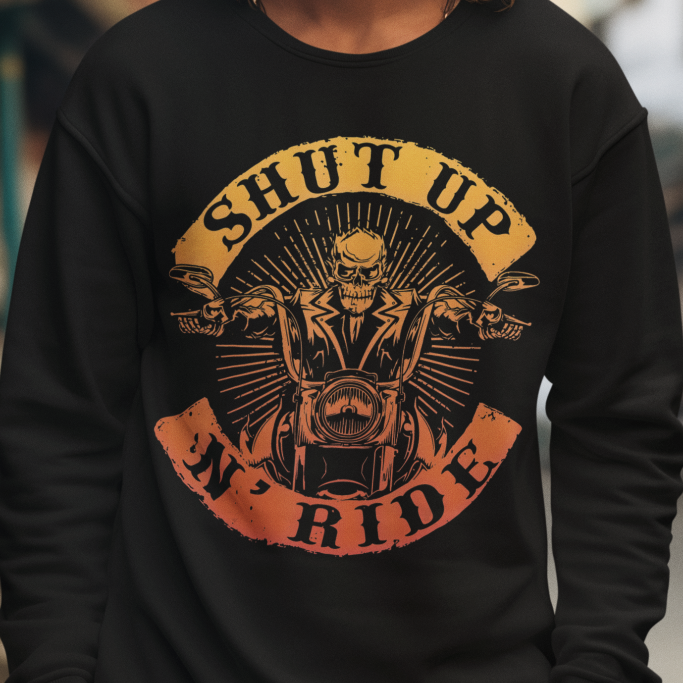 Shut up n´ride HigherBlanks Premium Sweatshirt