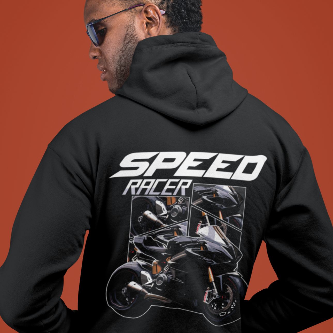 Speed Racer HigherBlanks Premium Hoodie Backprint